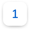 Ícone azul número um