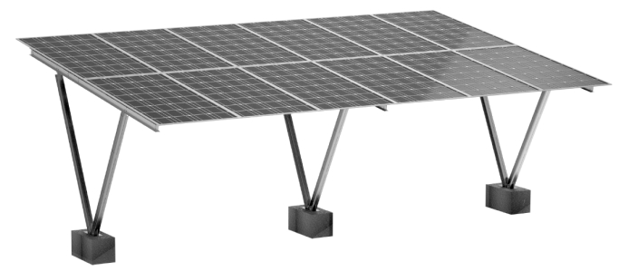 Modelo de placa solar